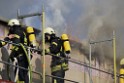 Dachstuhlbrand Koeln Poll Geislarerstr P293